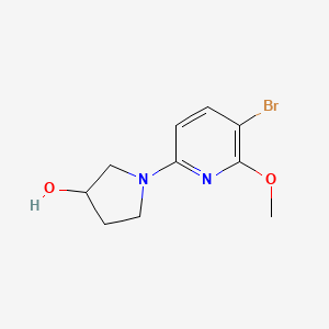 1-(5-Bromo-6-methoxypyridin-2-yl)pyrrolidin-3-ol