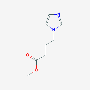 molecular formula C8H12N2O2 B3347963 Methyl 4-(1H-imidazol-1-yl)butanoate CAS No. 148458-64-4
