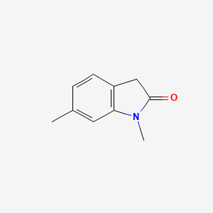 molecular formula C10H11NO B3348149 1,6-Dimethylindolin-2-one CAS No. 156136-66-2