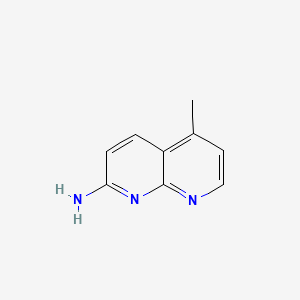 molecular formula C9H9N3 B3348179 5-Methyl-1,8-naphthyridin-2-amine CAS No. 1568-92-9