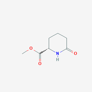 2-Piperidinecarboxylic acid, 6-oxo-, methyl ester, (2S)-