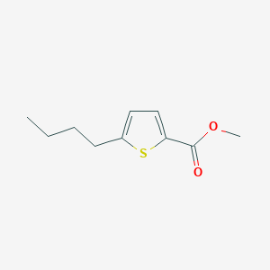 molecular formula C10H14O2S B3348267 Methyl 5-butylthiophene-2-carboxylate CAS No. 161618-23-1