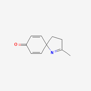 2-Methyl-1-azaspiro[4.5]deca-1,6,9-trien-8-one