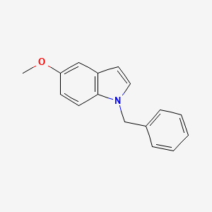 molecular formula C16H15NO B3348304 1-Benzyl-5-methoxy-1h-indole CAS No. 16382-21-1