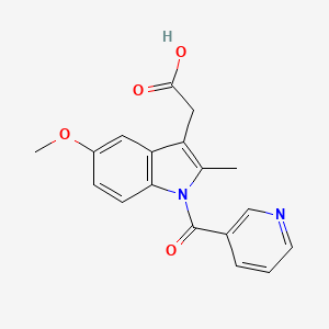 molecular formula C18H16N2O4 B3348329 Niometacin CAS No. 16426-83-8
