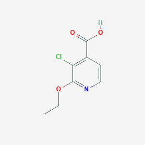 molecular formula C8H8ClNO3 B3348409 3-Chloro-2-ethoxypyridine-4-carboxylic acid CAS No. 1696892-30-4