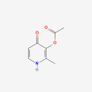 4(1H)-Pyridinone, 3-(acetyloxy)-2-methyl-