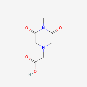 (4-Methyl-3,5-dioxopiperazin-1-YL)acetic acid