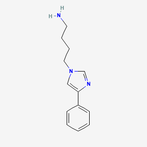4-(4-Phenyl-1H-imidazol-1-yl)butan-1-amine