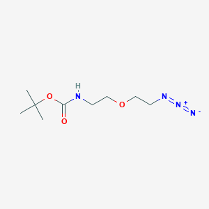 molecular formula C9H18N4O3 B3348523 Tert-butyl 2-(2-azidoethoxy)ethylcarbamate CAS No. 176220-30-7