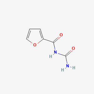 molecular formula C6H6N2O3 B3348552 2-Furancarboxamide, N-(aminocarbonyl)- CAS No. 17837-25-1