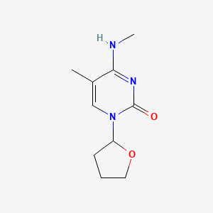 5-Methyl-4-(methylamino)-1-(tetrahydrofuran-2-yl)pyrimidin-2(1h)-one
