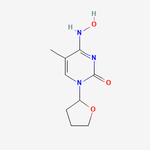 4-(Hydroxyamino)-5-methyl-1-(tetrahydrofuran-2-yl)pyrimidin-2(1h)-one