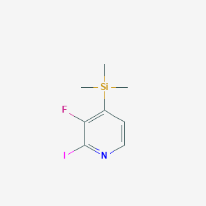 3-Flouro-2-iodo-4-(trimethylsilyl)pyridine