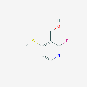 2-Fluoro-4-(methylthio)-3-pyridinemethanol
