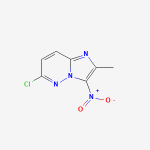 6-Chloro-2-methyl-3-nitroimidazo[1,2-b]pyridazine