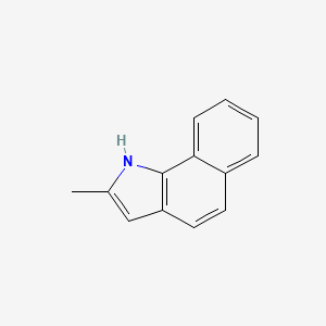 molecular formula C13H11N B3348751 2-Methyl-1H-benzo[G]indole CAS No. 18505-87-8
