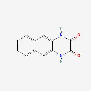 B3348793 benzo[g]quinoxaline-2,3(1H,4H)-dione CAS No. 186666-52-4