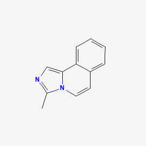 molecular formula C12H10N2 B3348930 3-Methylimidazo[5,1-a]isoquinoline CAS No. 19382-58-2