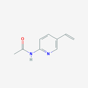 molecular formula C9H10N2O B3349191 N-(5-Vinylpyridin-2-YL)acetamide CAS No. 207922-53-0
