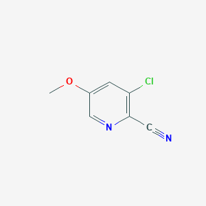 molecular formula C7H5ClN2O B3349202 3-Chloro-5-methoxypicolinonitrile CAS No. 208994-06-3
