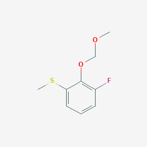 molecular formula C9H11FO2S B3349228 1-Fluoro-2-(methoxymethoxy)-3-(methylthio)benzene CAS No. 210350-60-0