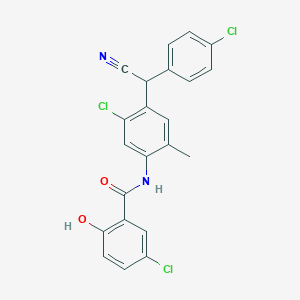 molecular formula C22H15Cl3N2O2 B3349256 ZT-1a CAS No. 212135-62-1