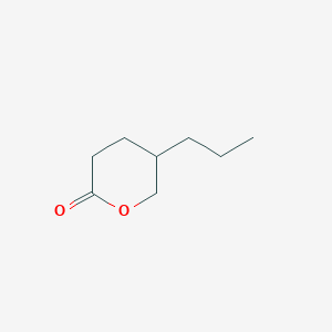 molecular formula C8H14O2 B3349324 5-Propyltetrahydro-2h-pyran-2-one CAS No. 214335-70-3