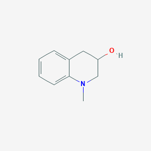 molecular formula C10H13NO B3349330 1-Methyl-1,2,3,4-tetrahydroquinolin-3-ol CAS No. 2144-65-2