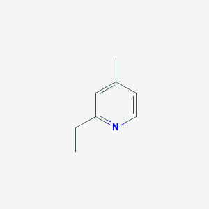 molecular formula C8H11N B3349335 2-ethyl-4-methylpyridine CAS No. 2150-18-7