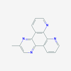 molecular formula C15H10N4 B3349366 Pyrazino[2,3-f][1,10]phenanthroline, 2-methyl- CAS No. 215611-94-2