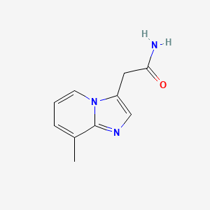 3-(Carbamoylmethyl)-7-methylimidazo(1,2-a)pyridine