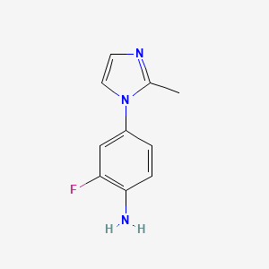 2-Fluoro-4-(2-methyl-imidazol-1-YL)-phenylamine