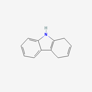 molecular formula C12H11N B3349419 1H-Carbazole, 4,9-dihydro- CAS No. 21865-49-6