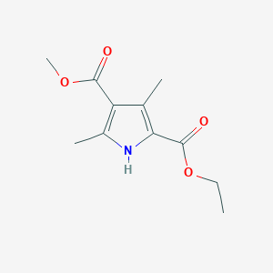 B3349428 2-ethyl 4-methyl 3,5-dimethyl-1H-pyrrole-2,4-dicarboxylate CAS No. 21898-57-7