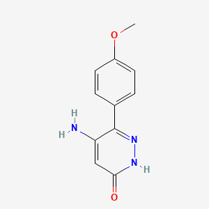 5-amino-6-(4-methoxyphenyl)pyridazin-3(2H)-one