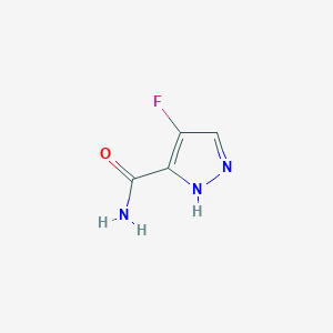 B3349498 4-Fluoro-1h-pyrazole-3-carboxamide CAS No. 221300-37-4