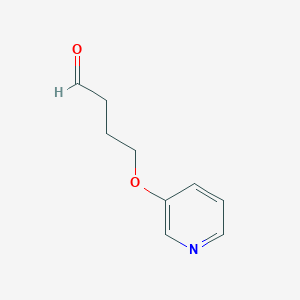 4-(Pyridin-3-yloxy)butanal