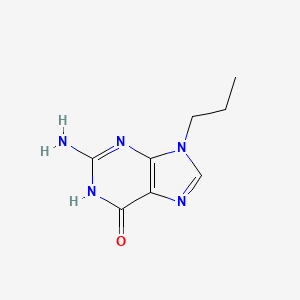molecular formula C8H11N5O B3349661 2-Amino-9-propyl-1H-purin-6(9H)-one CAS No. 22917-85-7
