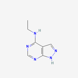 n-Ethyl-1h-pyrazolo[3,4-d]pyrimidin-4-amine
