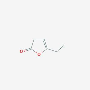 molecular formula C6H8O2 B3349679 2(3H)-Furanone, 5-ethyl- CAS No. 2313-01-1