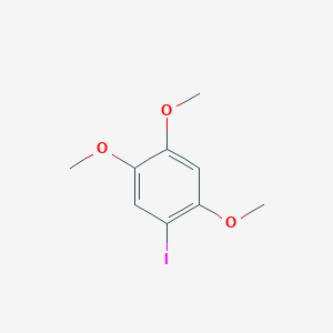 molecular formula C9H11IO3 B3349680 1-Iodo-2,4,5-trimethoxybenzene CAS No. 23149-33-9