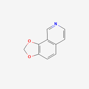molecular formula C10H7NO2 B3349717 2H-[1,3]Dioxolo[4,5-H]isoquinoline CAS No. 234-17-3