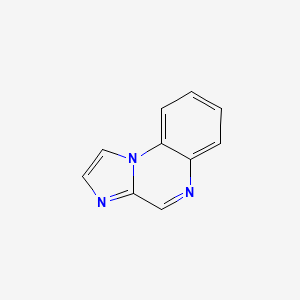 molecular formula C10H7N3 B3349733 Imidazo[1,2-a]quinoxaline CAS No. 235-05-2