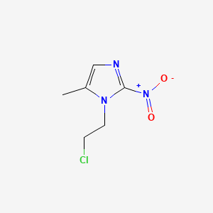 molecular formula C6H8ClN3O2 B3349749 1-(2-Chloroethyl)-5-methyl-2-nitroimidazole CAS No. 23571-42-8