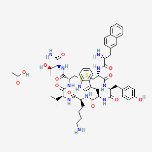 molecular formula C56H73N11O12S2 B3349777 Somatuline Depot CAS No. 2378114-72-6