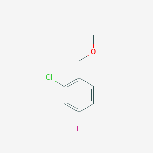molecular formula C8H8ClFO B3349784 2-Chloro-4-fluoro-1-(methoxymethyl)benzene CAS No. 2379322-31-1