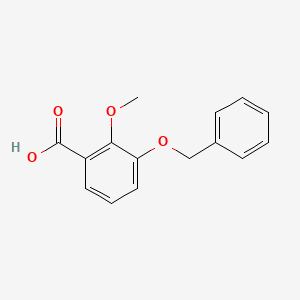 molecular formula C15H14O4 B3349787 3-(Benzyloxy)-2-methoxybenzoic acid CAS No. 23806-64-6