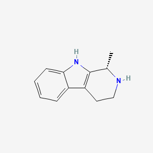 molecular formula C12H14N2 B3349795 (S)-1-Methyl-2,3,4,9-tetrahydro-1H-pyrido[3,4-b]indole CAS No. 23844-21-5