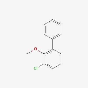 molecular formula C13H11ClO B3349803 3-Chloro-2-methoxy-1,1'-biphenyl CAS No. 23885-98-5